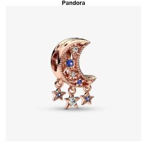 Pandora Star & Crescent Moon Charm